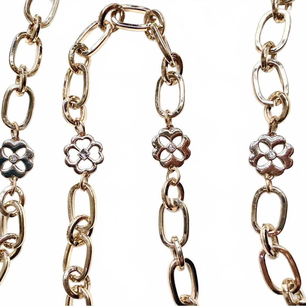 ♠️ Kate Spade Gold-Tone Chain Belt – Spade Motif, Adjustable - Picture 4 of 6